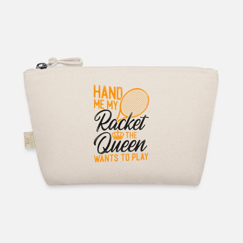 Funny Tennis Player Racket Queen Bio-Täschchen
