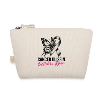 Pink October 2024 Breast Cancer Month - Organic Pouch - nature - Front