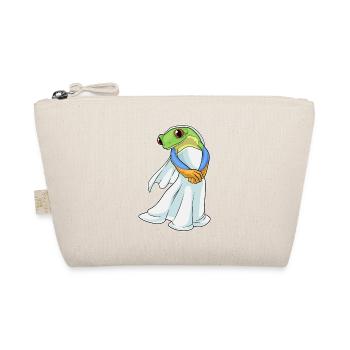 Frog Bridal Wedding Dress Wedding - Organic Pouch - nature - Front