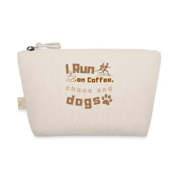 Run on Coffee and Chaos T-Shirt - Organic Pouch - nature - Front