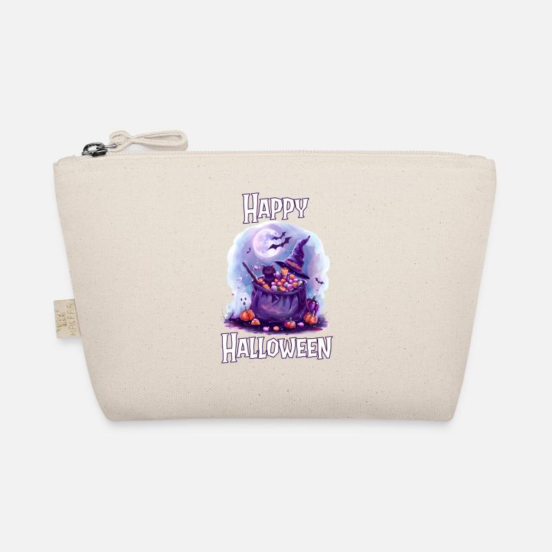 Halloween – Joyeux Halloween Chat Noir Mignon Trousse biologique