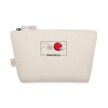 Michelangelo Creation of Adam Dodgeball Game Team - Organic Pouch - nature - Front