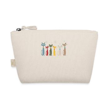 La vie est meilleure avec les chats - Trousse biologique - nature - Devant