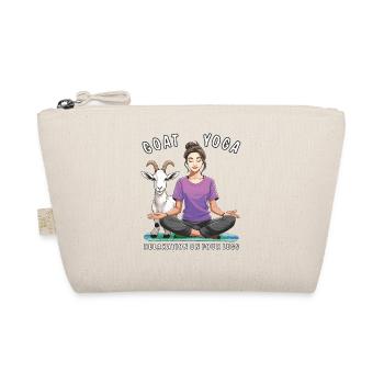 GOAT YOGA RELAXATION ON FOUR LEGS - Organic Pouch - nature - Front