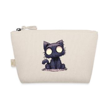 Dead Cat Doll Katze Gothic Puppe Goth Kawaii - Organic Pouch - nature - Front