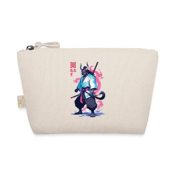 Samouraï Oni Yokai Esthétique Style Vaporwave - Trousse biologique - nature - Devant