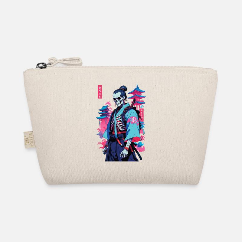 Oni Skeleton Samurai Vaporwave Esthétique Trousse biologique