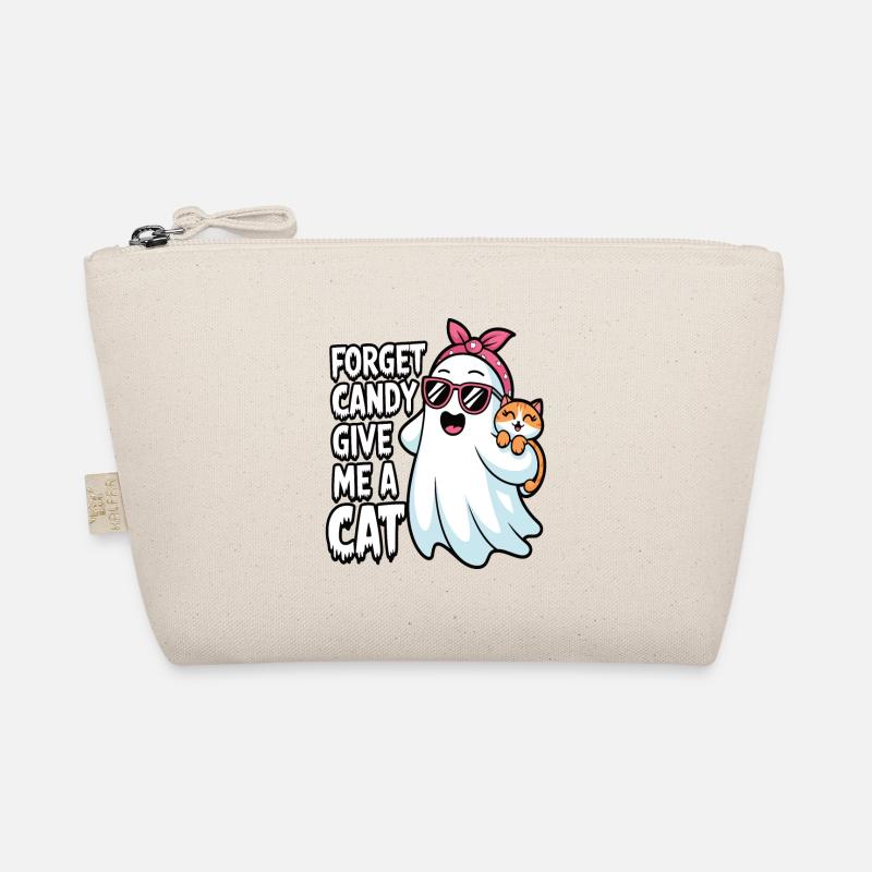 Halloween Chat Oublier les bonbons Donnez-moi un chat Trousse biologique