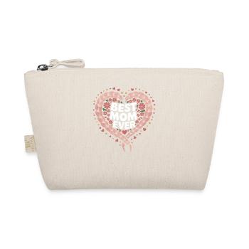 Meilleure maman Meilleure maman de tous les temps Coeur Amour Fleurs Tresse - Trousse biologique - nature - Devant
