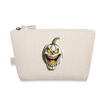 Spooky Pumpkin Clown - Organic Pouch - nature - Front