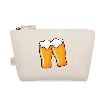 Prost Bierglas Kostüm Biere Volksfest Bier Glas - Bio-Täschchen - Natur - Vorne