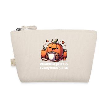 Pumpkin spice and everythings nice - Bio-Täschchen - Natur - Vorne