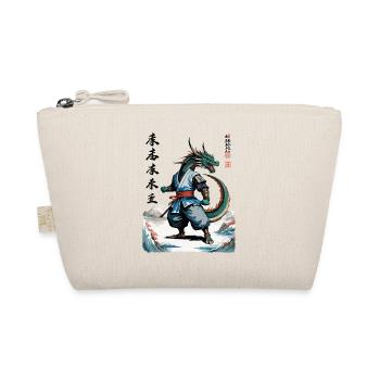 Dragon Samouraï Vintage Ukiyo-e Style Japon Art - Trousse biologique - nature - Devant