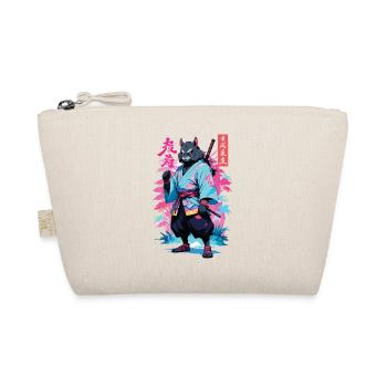 Tanuki Yokai Vaporwave Esthétique Art des samouraïs - Trousse biologique - nature - Devant