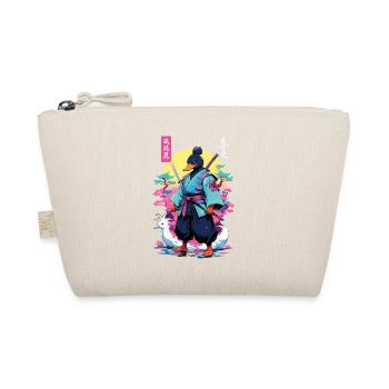 Samurai Ente Aesthetic Vaporwave Stil Japan Kunst - Bio-Täschchen - Natur - Vorne