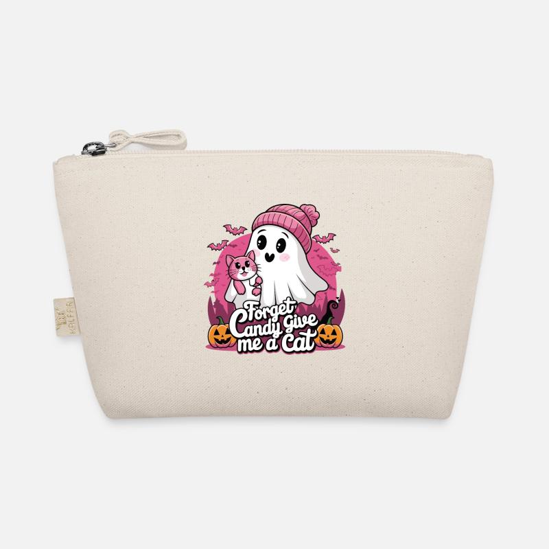 Halloween Cat Forget Candy Give Me A Cat - Bio-Täschchen - Natur