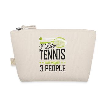 Raquette de joueur de tennis drôle j’aime - Trousse biologique - nature - Devant