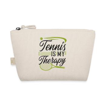 Funny Tennis Player Racket Tennis - Organic Pouch - nature - Front