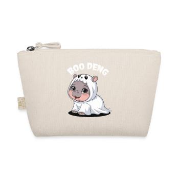 Cute Hippo Boo Deng Costume for Kids - Organic Pouch - nature - Front