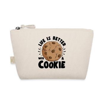 Cake Baker life Is Better With A Cookie Gift - Bio-Täschchen - Natur - Vorne