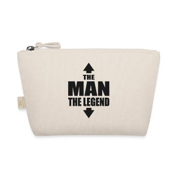 The Man The Legend Mallesprüche - Organic Pouch - nature - Front