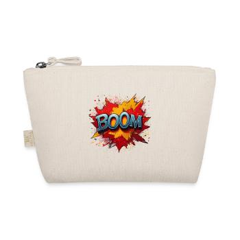 Boom Comic Sound Effect – Bold Pop Art Design - Organic Pouch - nature - Front