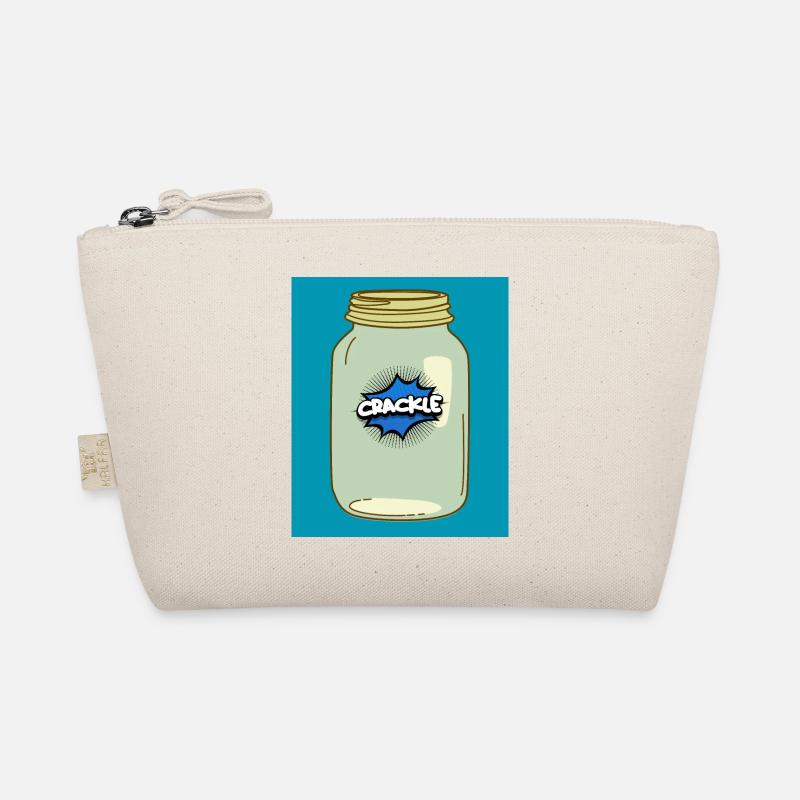 Crackle in a Jar – Fun Comic Style Design Organic Pouch