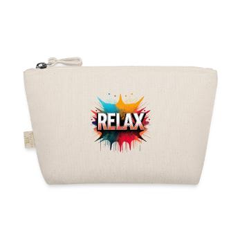 Relax Comic Sound Effect – Bold Pop Art Design - Organic Pouch - nature - Front