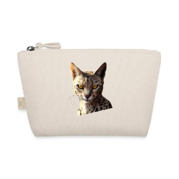 Savannah Cat Cat Mom Cute Serval Leopard Cats - Organic Pouch - nature - Front