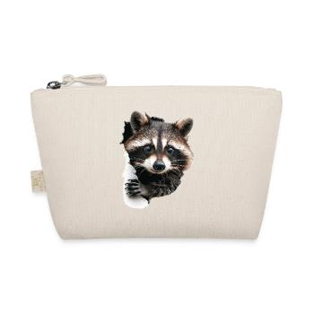 Raccoon - Organic Pouch - nature - Front