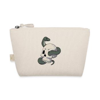 Snake and skull - Organic Pouch - nature - Front
