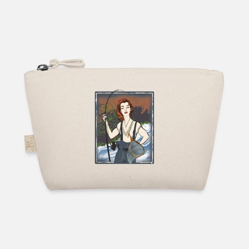 Femme forte à la pêche Trousse biologique