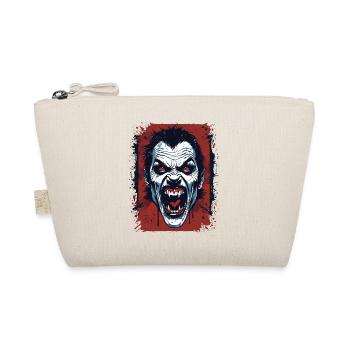 Vampir Wut - Horror Kunst Illustration - Bio-Täschchen - Natur - Vorne