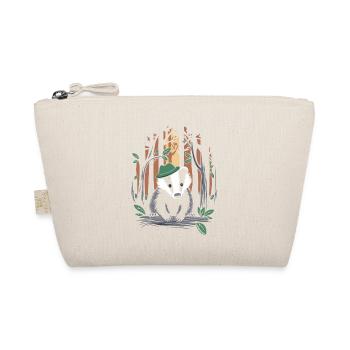 Cottagecore Badger In The Mystic Forest - Organic Pouch - nature - Front