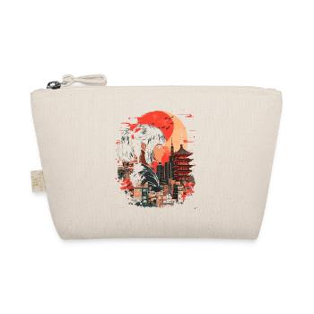 Anime Girl Japan - Organic Pouch - nature - Front