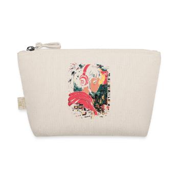 Anime Girl Japan - Organic Pouch - nature - Front