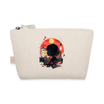 Anime Girl Japan - Organic Pouch - nature - Front