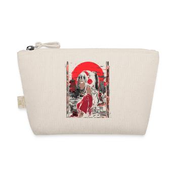 Anime Girl Japan - Organic Pouch - nature - Front