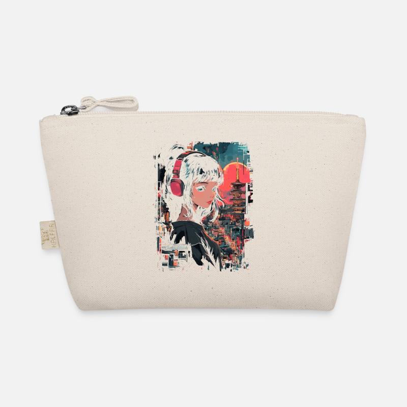 Anime Mädchen Japan Bio-Täschchen