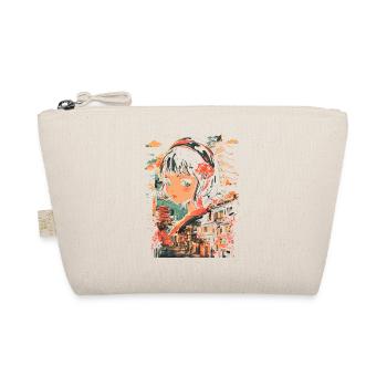 Anime Girl Japan - Organic Pouch - nature - Front