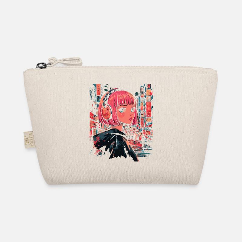 Anime Mädchen Japan Bio-Täschchen