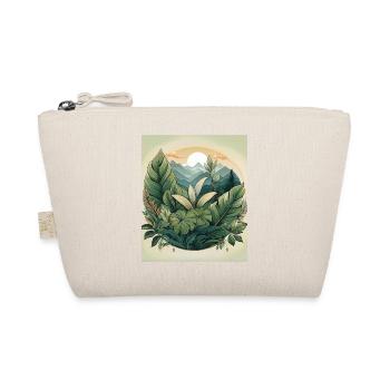 Scenic Botanical Nature Illustration - Organic Pouch - nature - Front