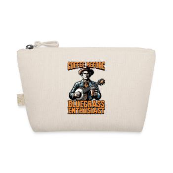 Bluegrass Music Coffee Banjo Player Coffee Lover - Bio-Täschchen - Natur - Vorne