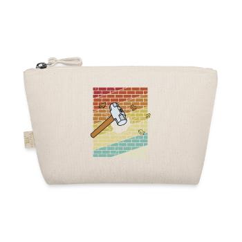 Retro Home Wrecker Demolition Contractor House - Organic Pouch - nature - Front
