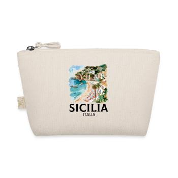 Sicilia Italia, sicilian - Bio-Täschchen - Natur - Vorne