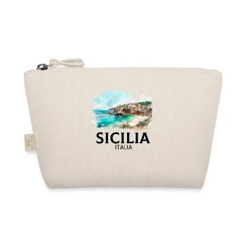 Sicilia Italia, sicilian - Bio-Täschchen - Natur - Vorne