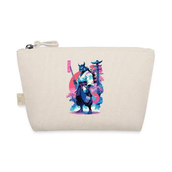 Tanuki Yokai Vaporwave Esthétique Art des samouraïs - Trousse biologique - nature - Devant