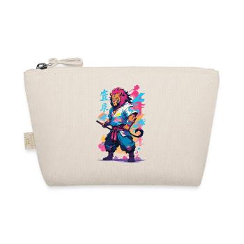 Samouraï Lion Esthétique Vaporwave Style Japon Design - Trousse biologique - nature - Devant