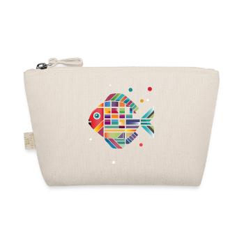 colorful fish – Lively design for fresh style - Organic Pouch - nature - Front