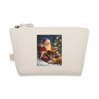 Père Noël Femmes Hommes Enfants Noël - Trousse biologique - nature - Devant